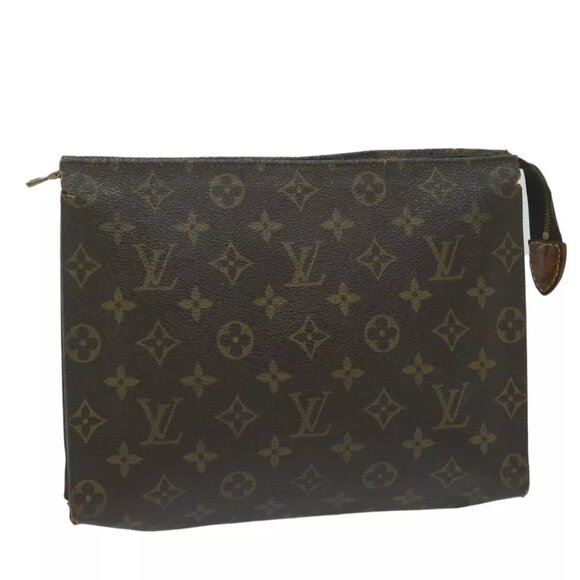 LOUIS VUITTON Monogram Poche Toilette 26 Pouch M47542 LV Auth 64042 - Picture 1 of 12
